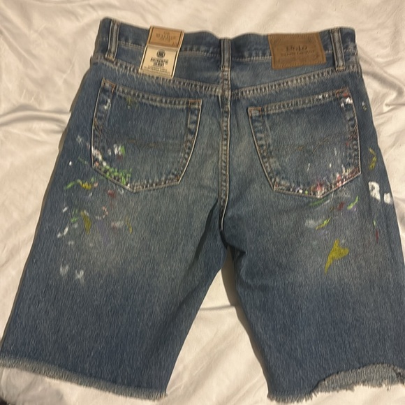 Polo Ralph Lauren Paint-Splatter Sullivan Slim Denim Short - Picture 5 of 14